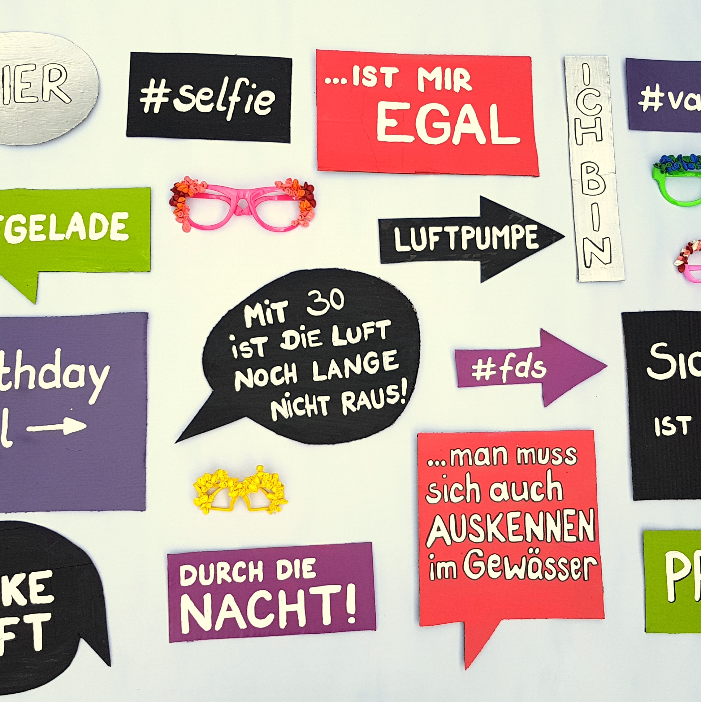 DIY Photo Booth Schilder